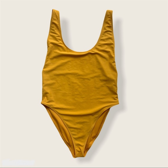 Forever 21 High Leg One Piece Swimsuit - Picture 2 of 6